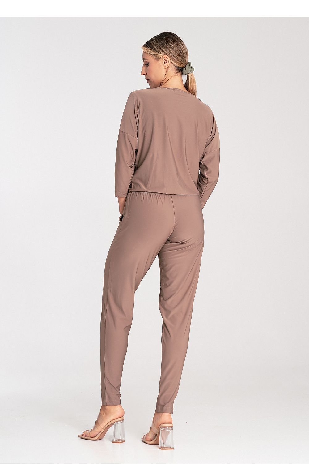 TEEK - Boat Neck Drawstring Waist Jumpsuit JUMPSUIT TEEK MH   