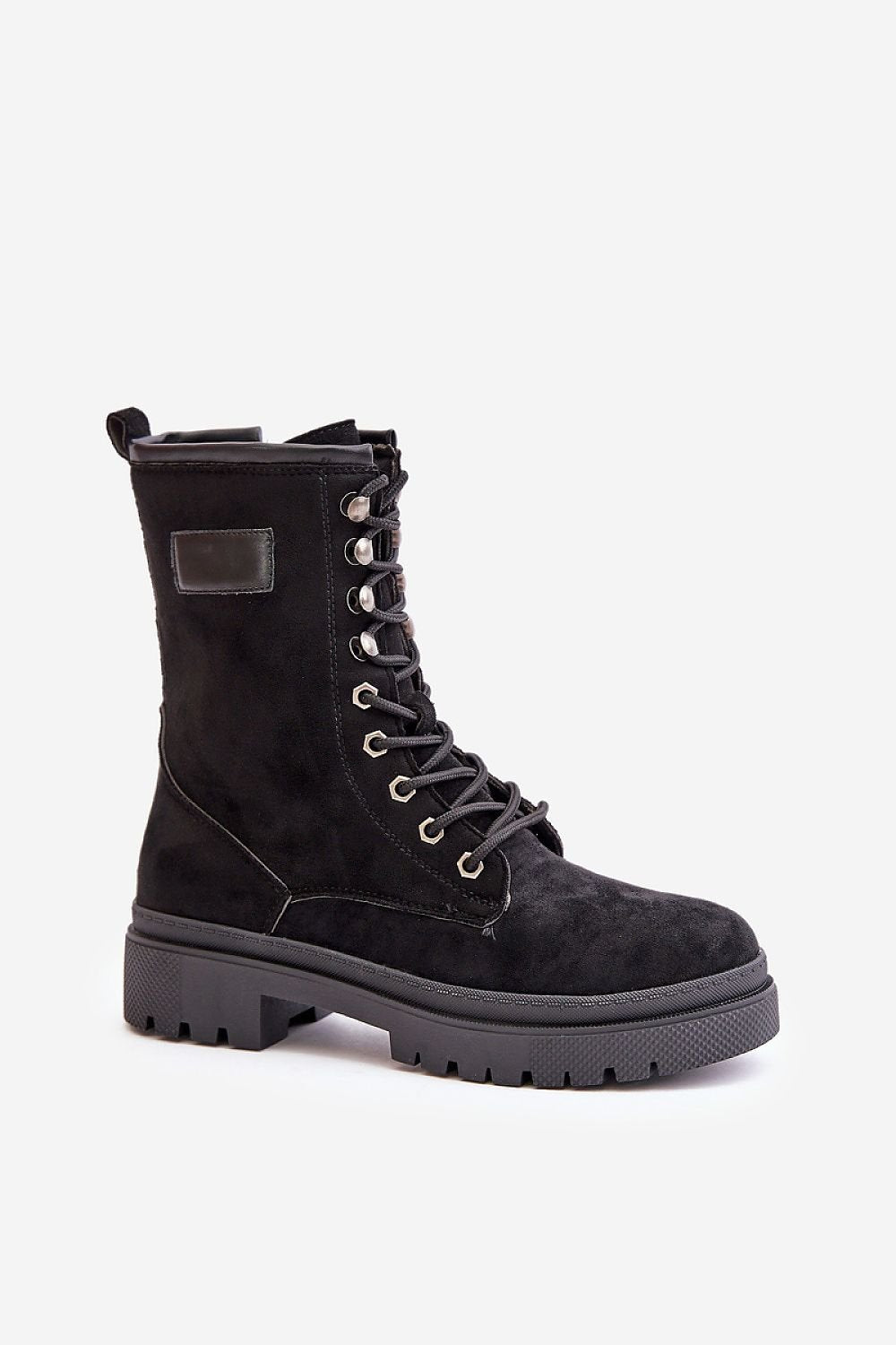 TEEK - Suede Zip Laced Combat Boots SHOES TEEK MH   