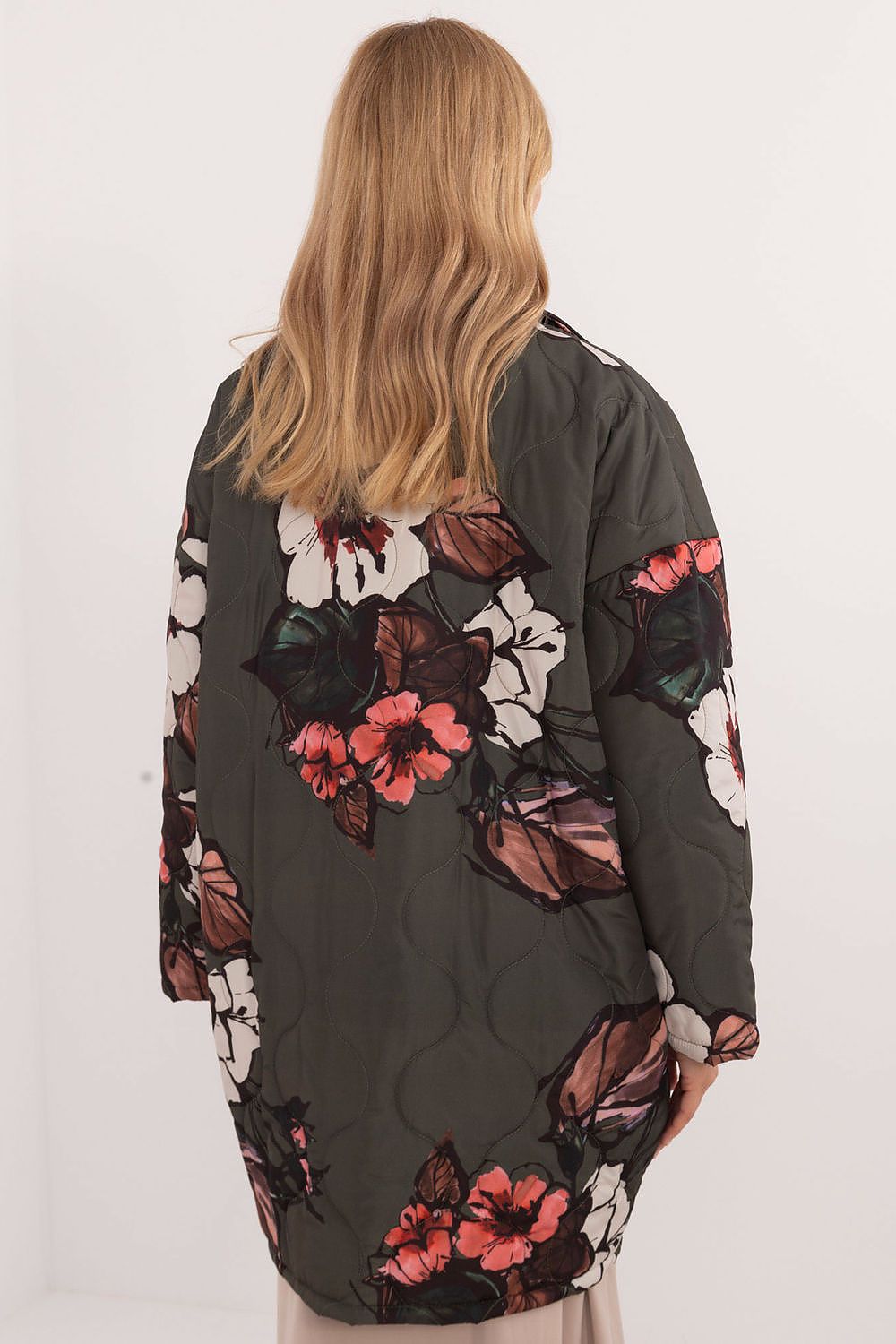 TEEK - Floral Buttoned Quilt Coat COAT TEEK MH   