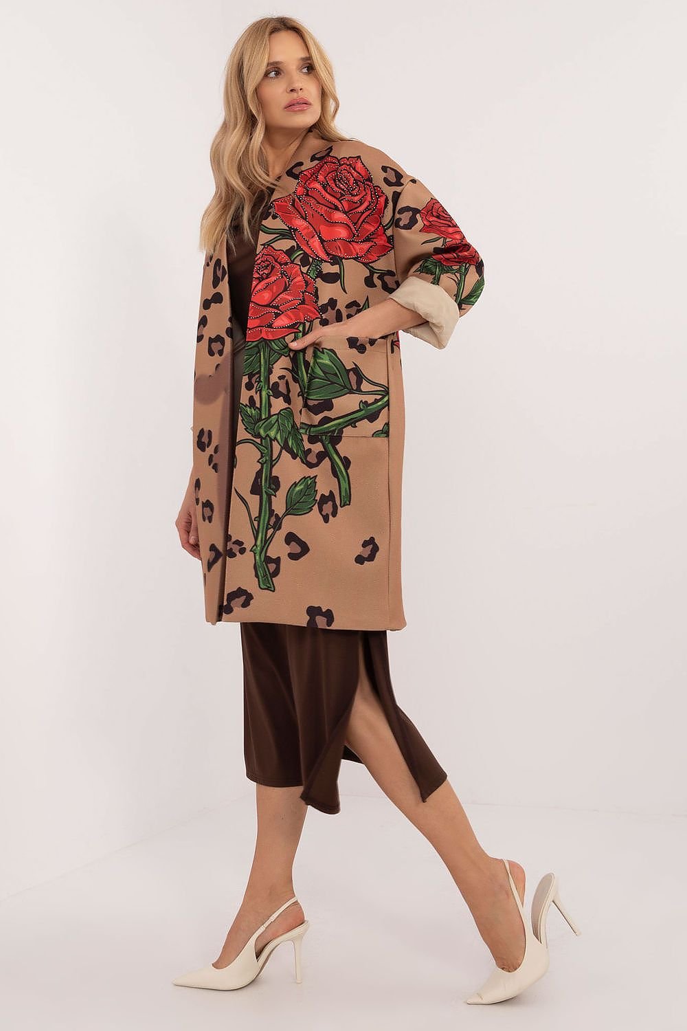 TEEK - Unbuttoned Wild Floral Coat COAT TEEK MH