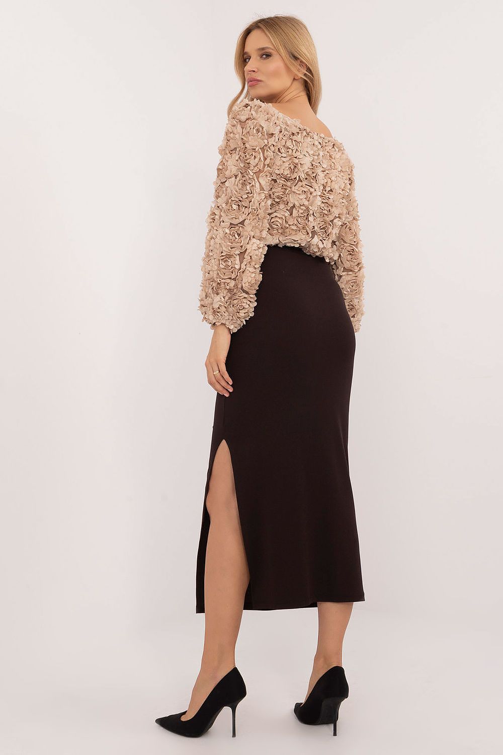 TEEK - One Sided Slitted Skirt SKIRT TEEK MH   