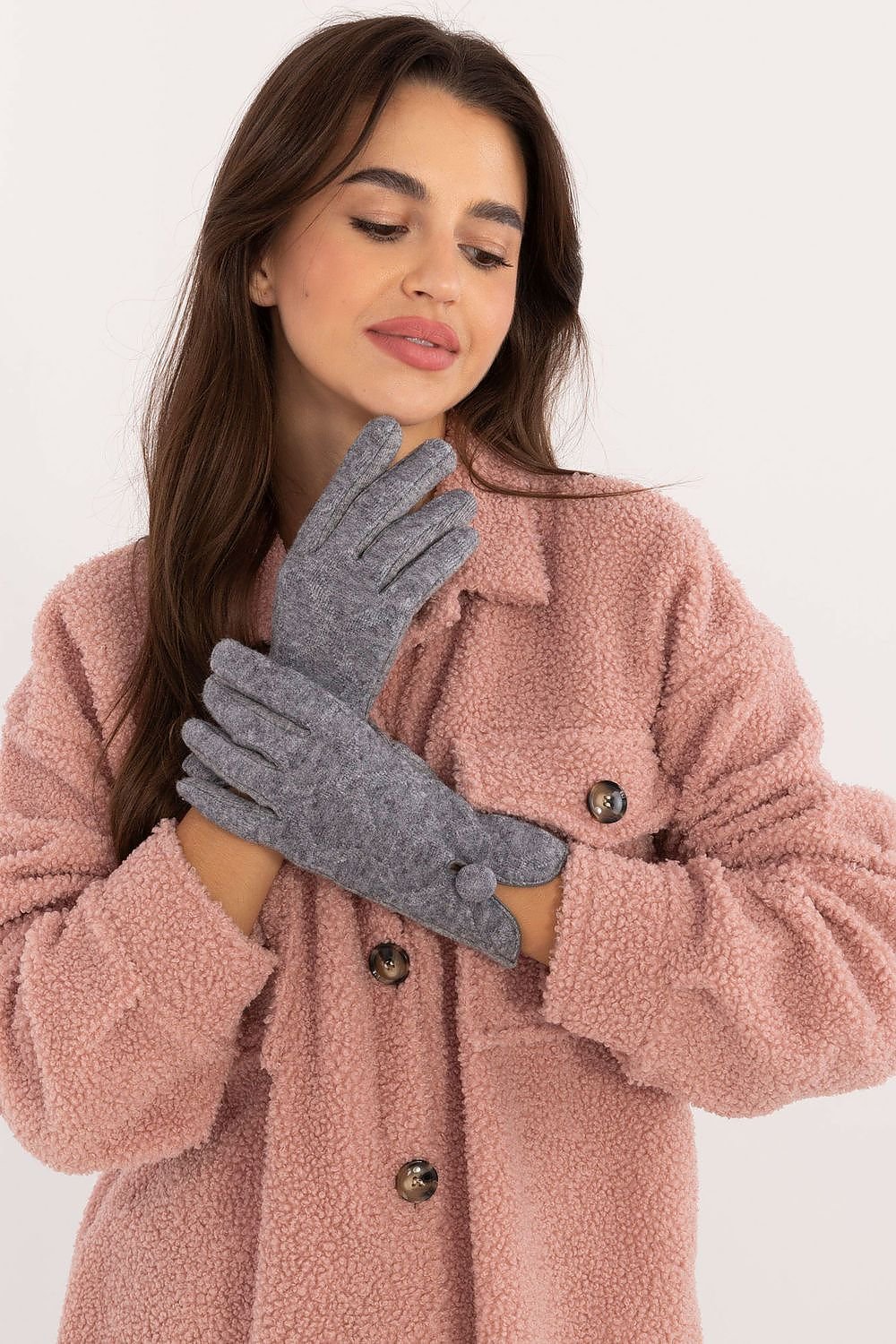 TEEK - Flowers Finger Notched Button Gloves GLOVES TEEK MH   