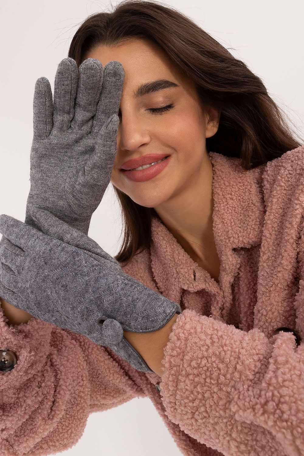 TEEK - Flowers Finger Notched Button Gloves GLOVES TEEK MH   