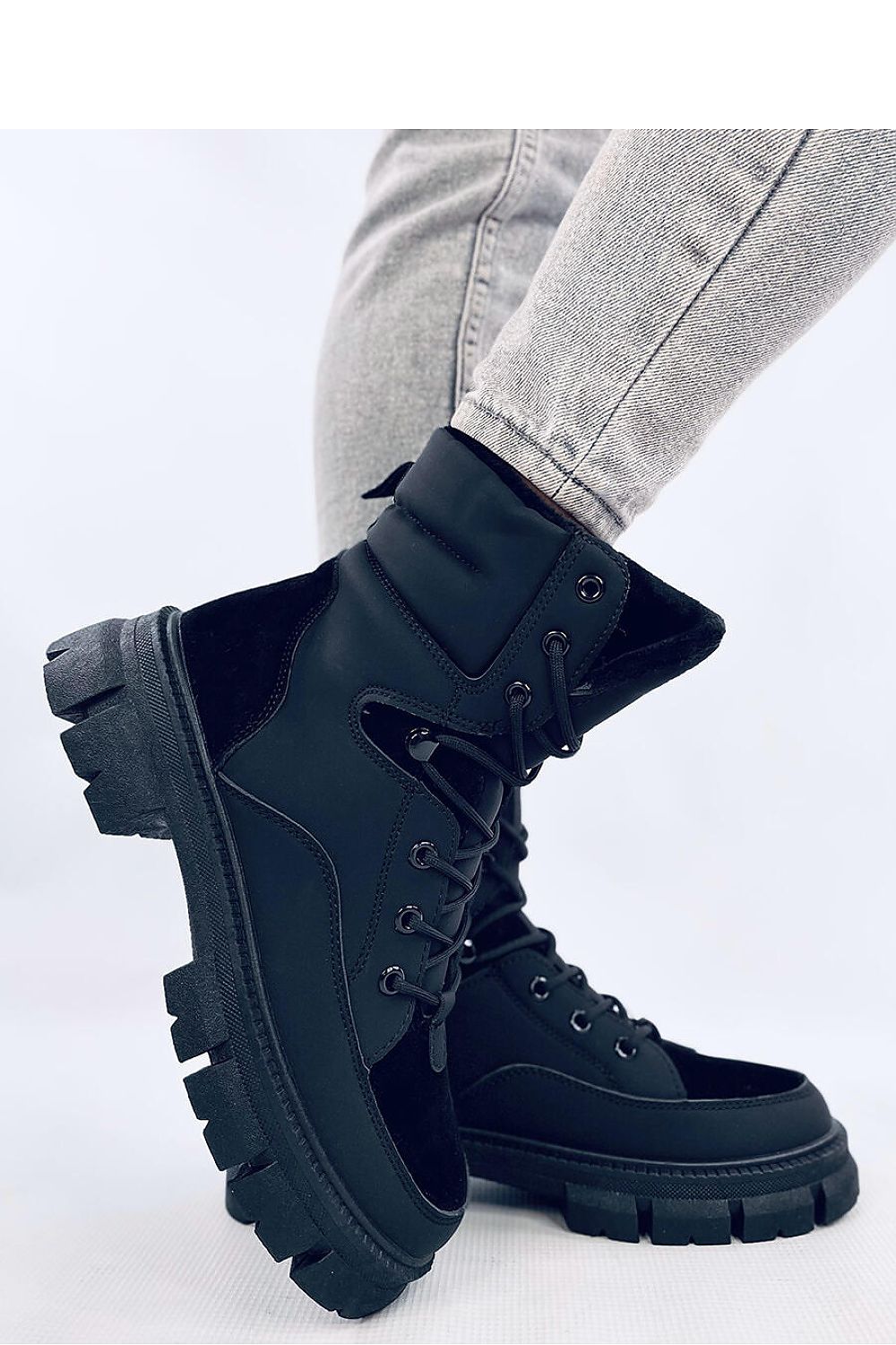 TEEK - Black Rigid Mix Suede Boots SHOES TEEK MH   