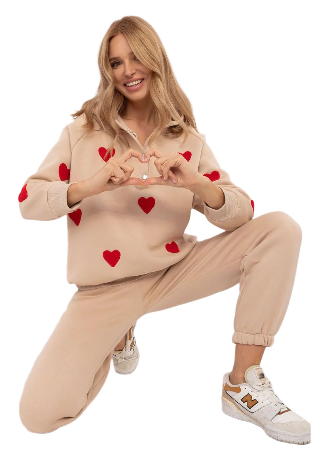 TEEK - Hooded Hearts 2pc Sweat Set SET TEEK MH   