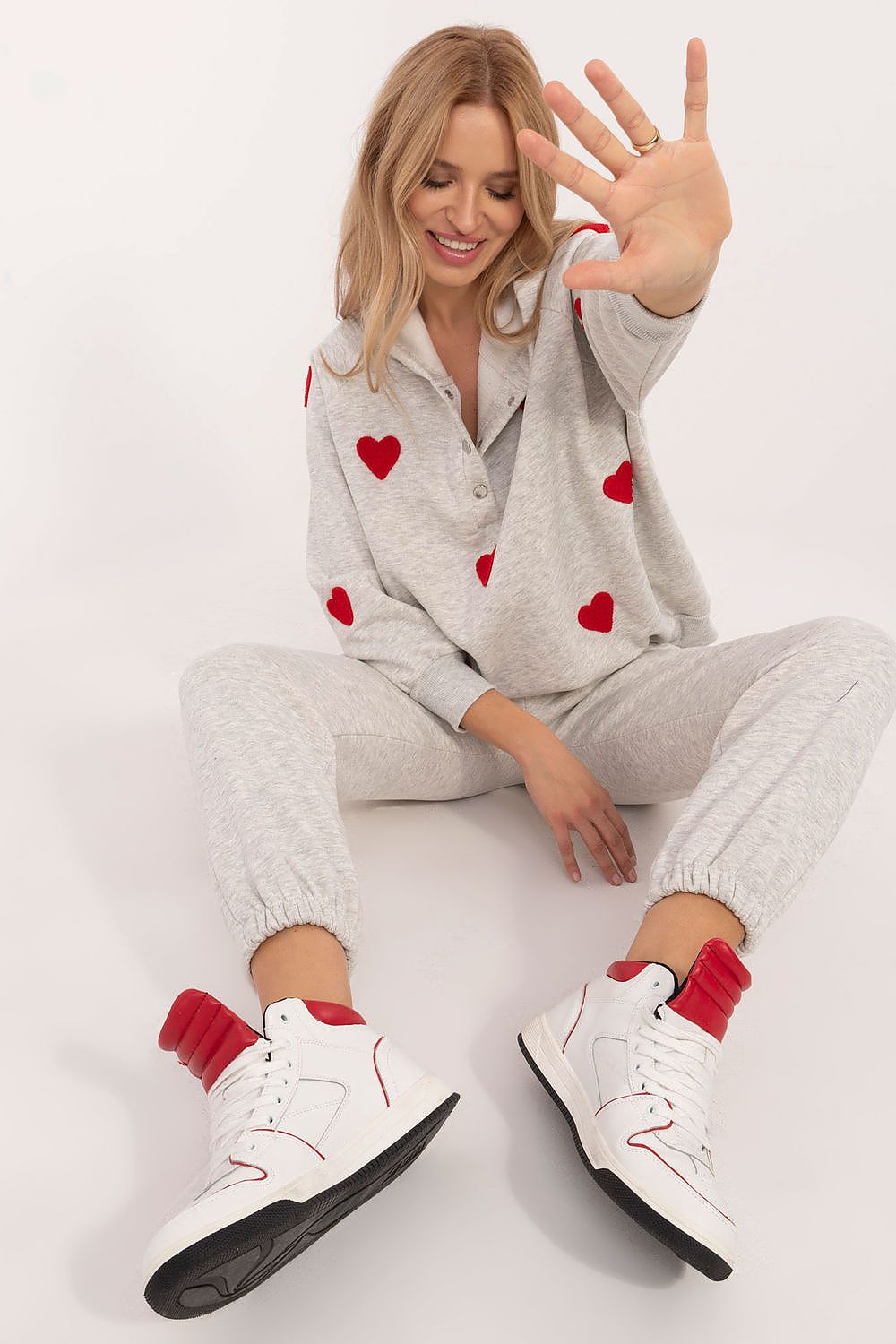 TEEK - Hooded Hearts 2pc Sweat Set SET TEEK MH   