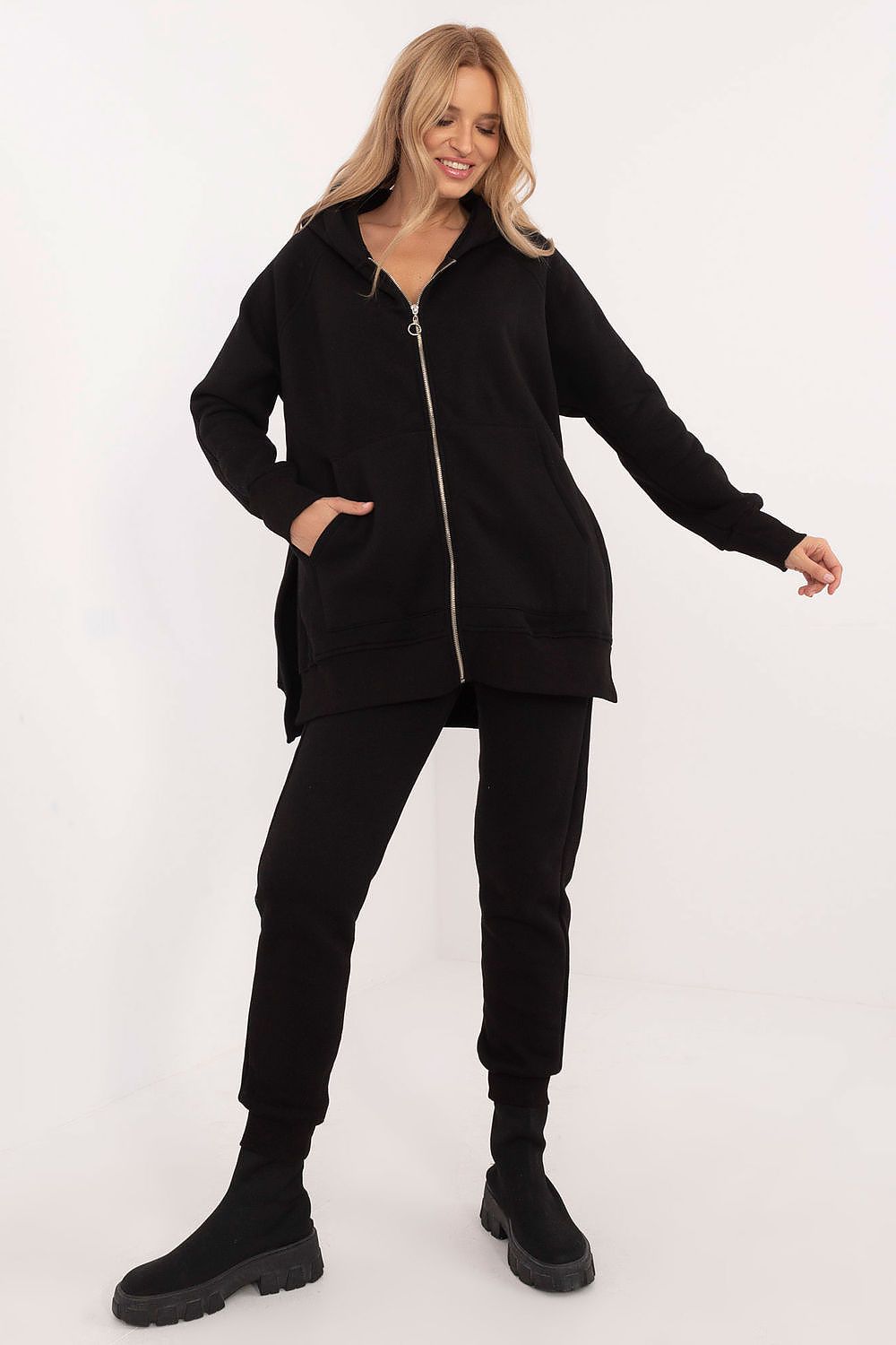 TEEK - Zip Up Hooded Sweatsuit SET TEEK MH black One Size 