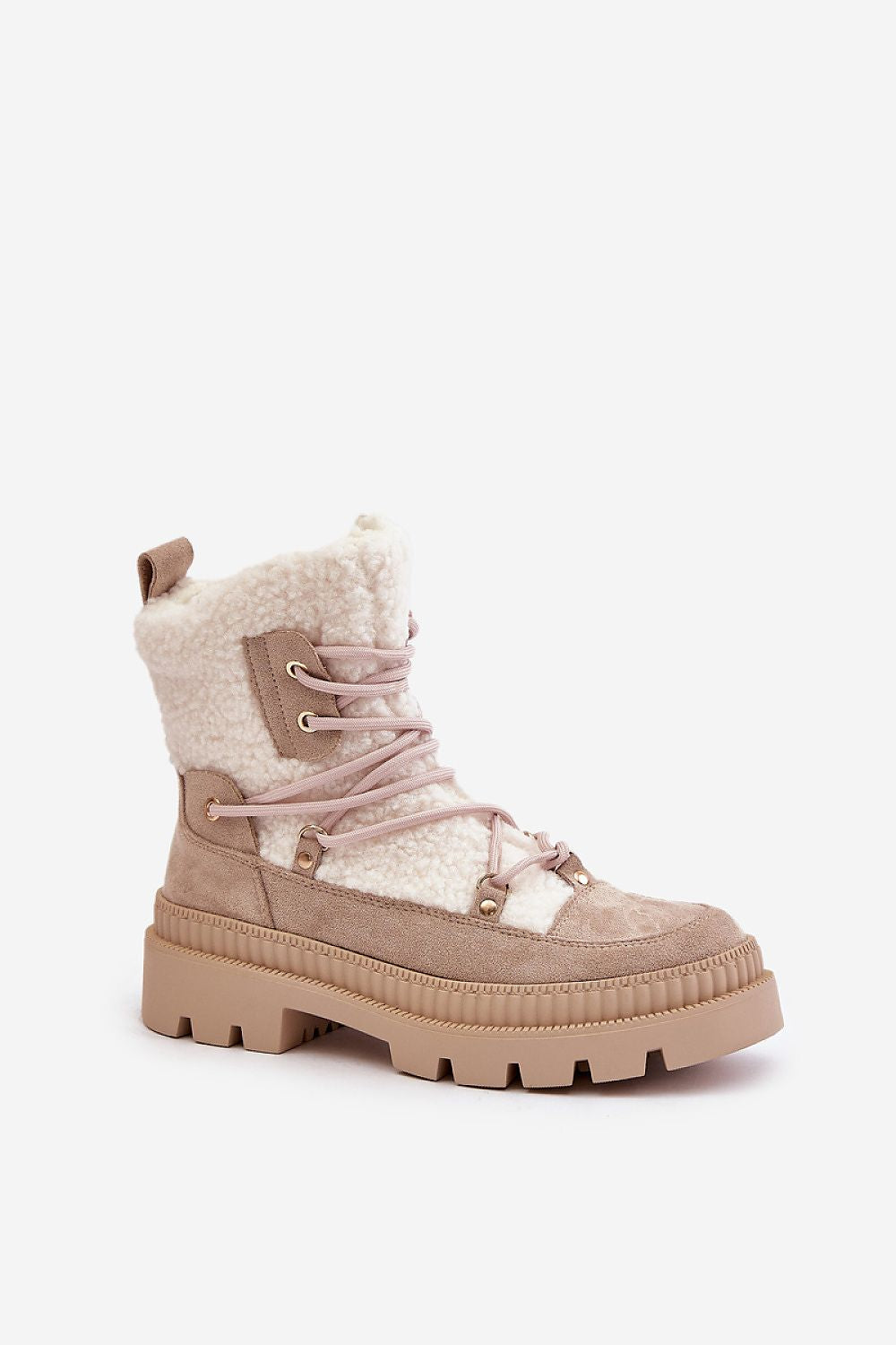 TEEK - Strung Laced Sheepskin Boots SHOES TEEK MH   