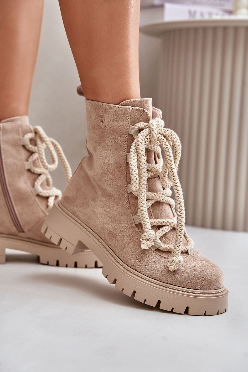 TEEK - Rope Laced Suede Boots SHOES TEEK MH   