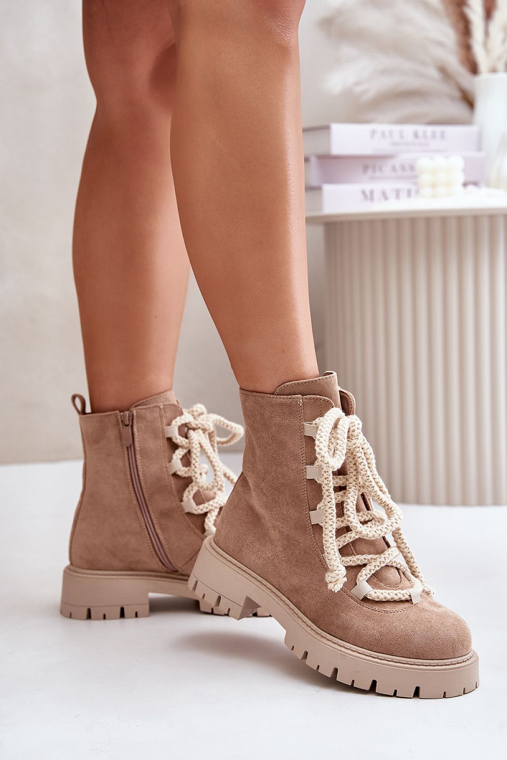 TEEK - Rope Laced Suede Boots SHOES TEEK MH   