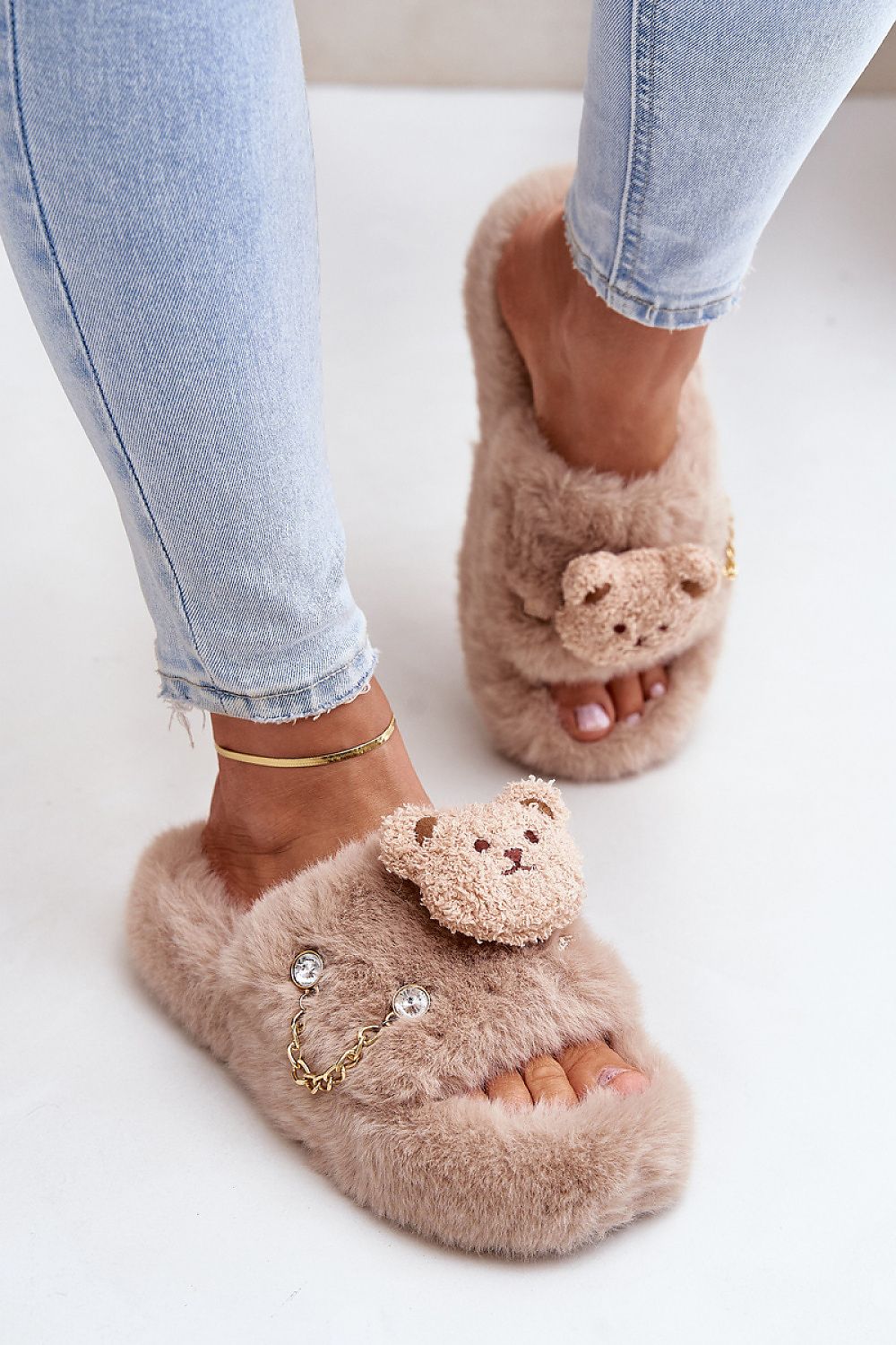 TEEK - Bear Head Slippers SHOES TEEK MH   