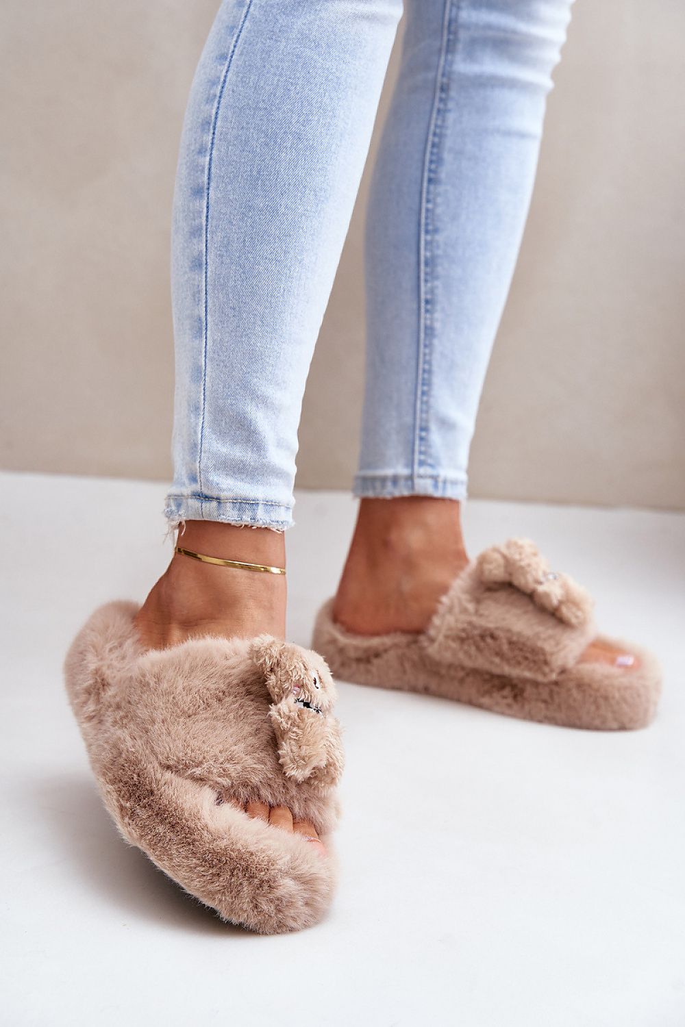 TEEK - Bear Bodied Slippers SHOES TEEK MH beige 6.5 