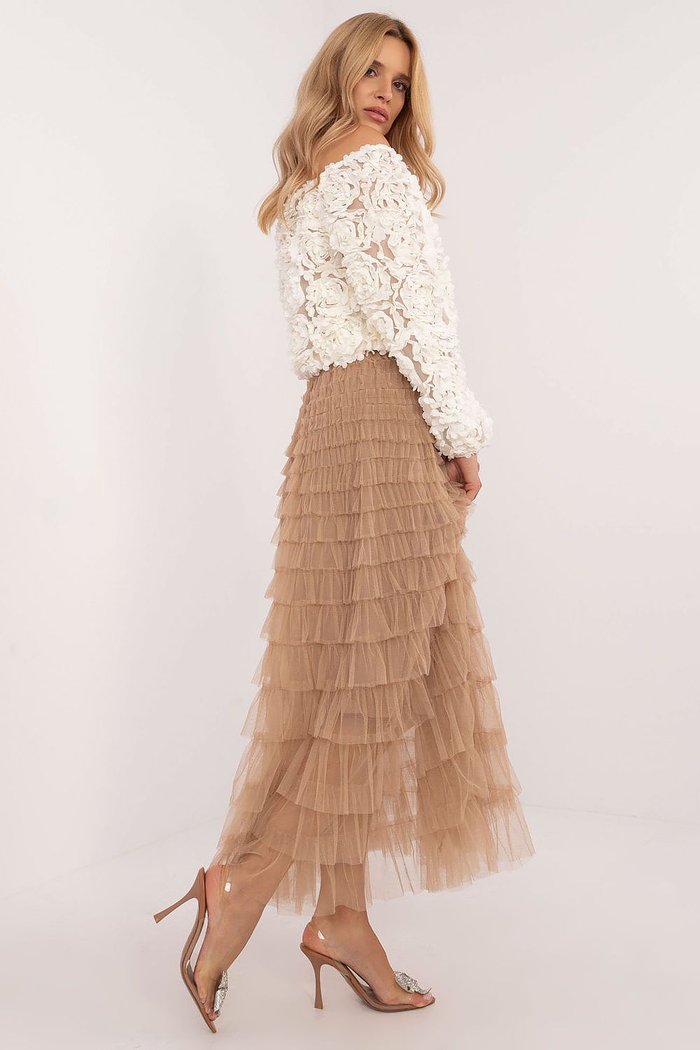 TEEK - Long Ripple Tulle Skirt SKIRT TEEK MH   