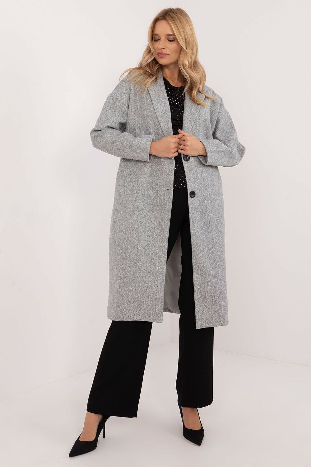 TEEK - Warm Option Buttoned Coat COAT TEEK MH grey S 