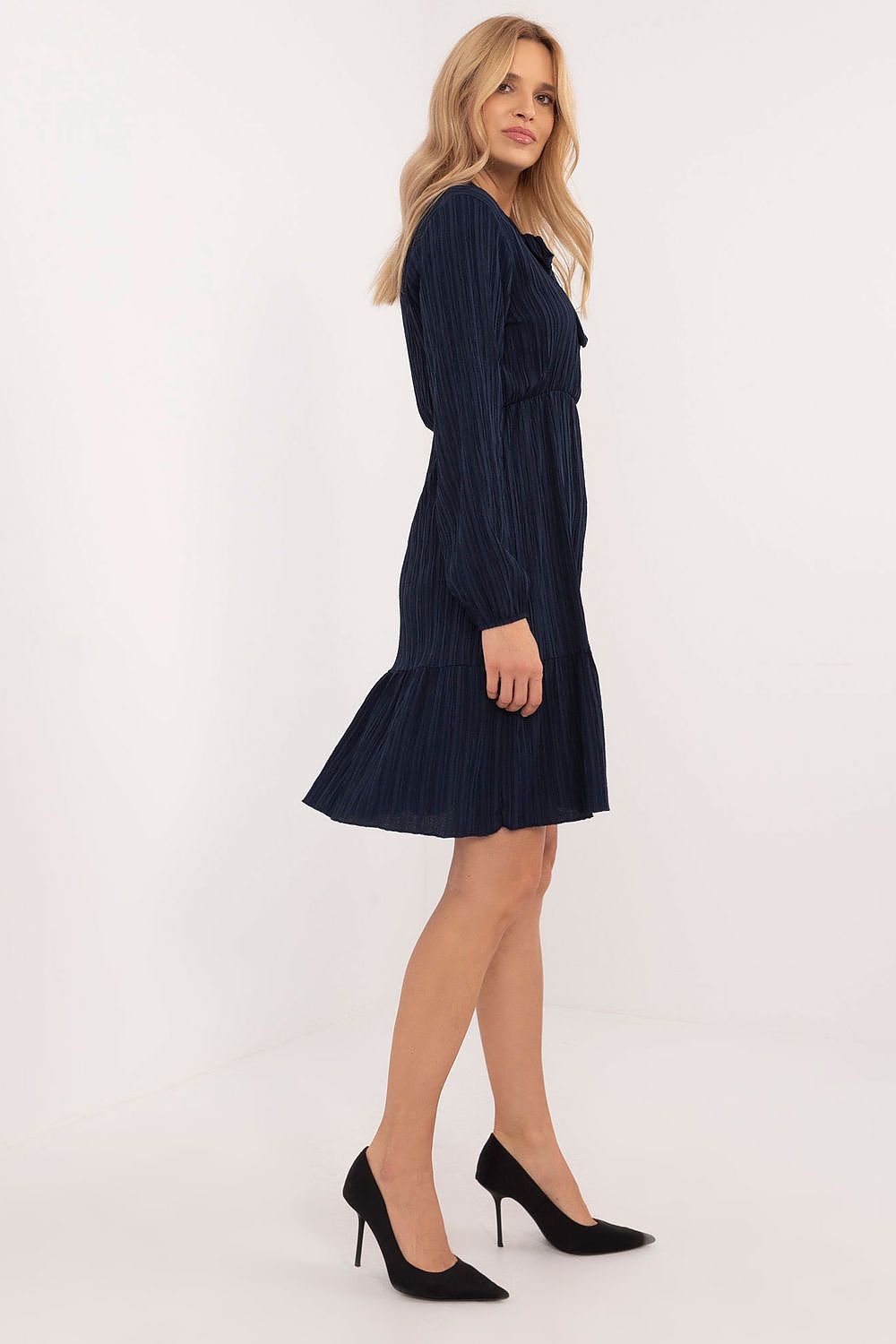 TEEK - Neck Tied Knee-Length Day Dress DRESS TEEK MH   