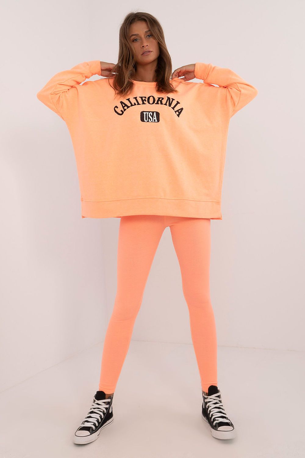 TEEK - 2pc California Legging Sweat Set SET TEEK MH orange One Size 