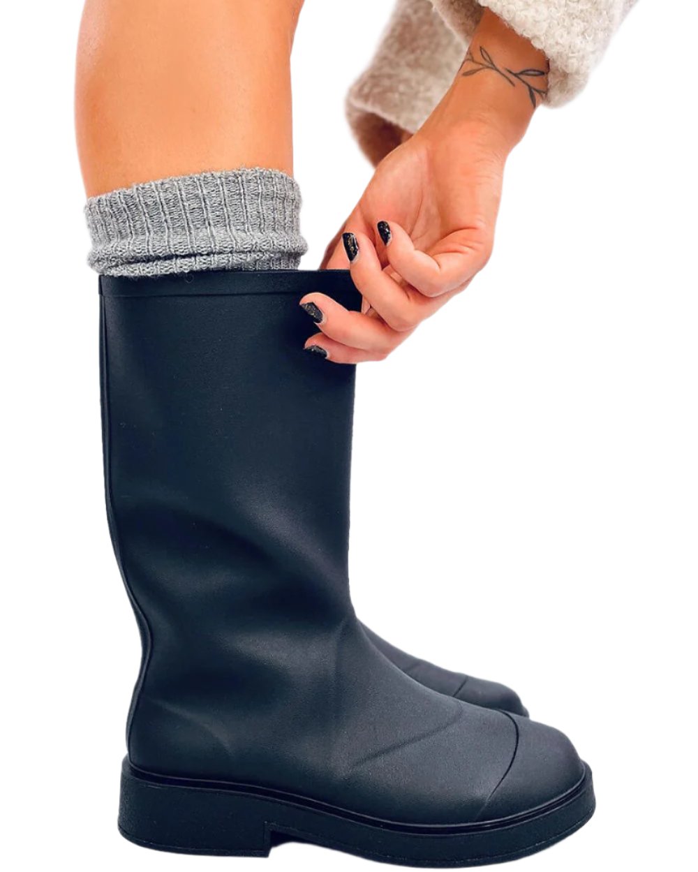 TEEK - Black Wellingtons Boots SHOES TEEK MH   