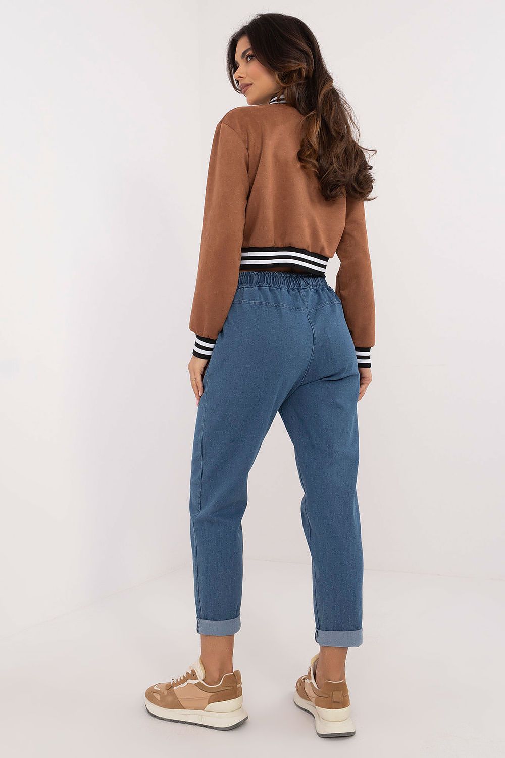 TEEK - Impressed Contrast Drawstring Jeans JEANS TEEK MH   