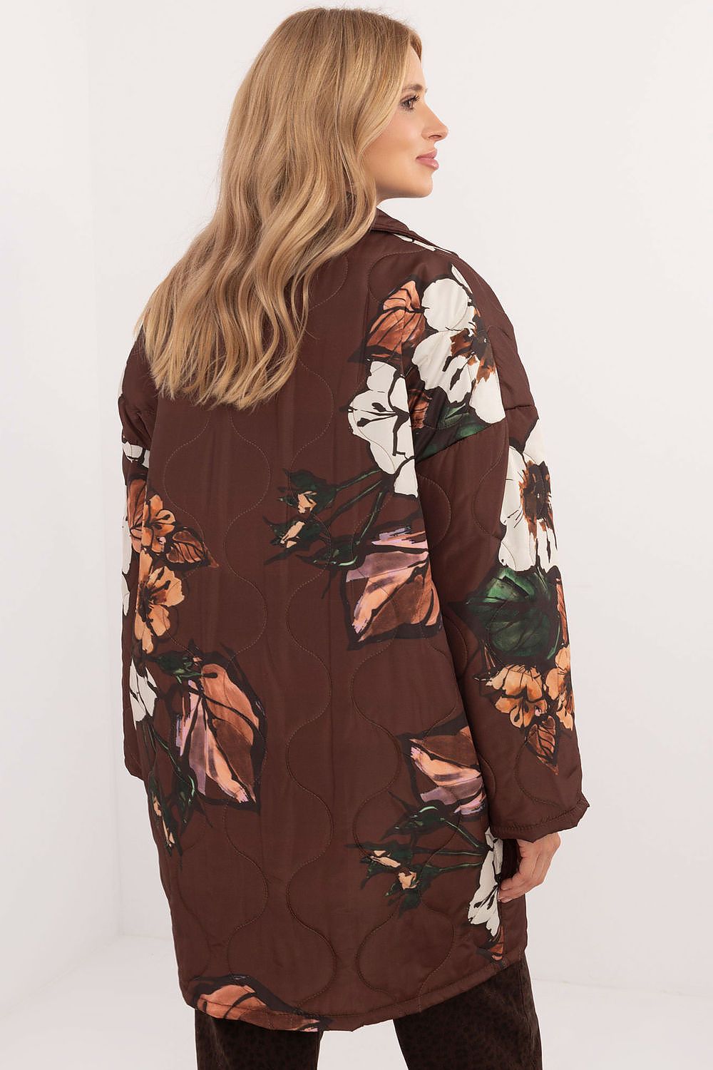 TEEK - Floral Buttoned Quilt Coat COAT TEEK MH   