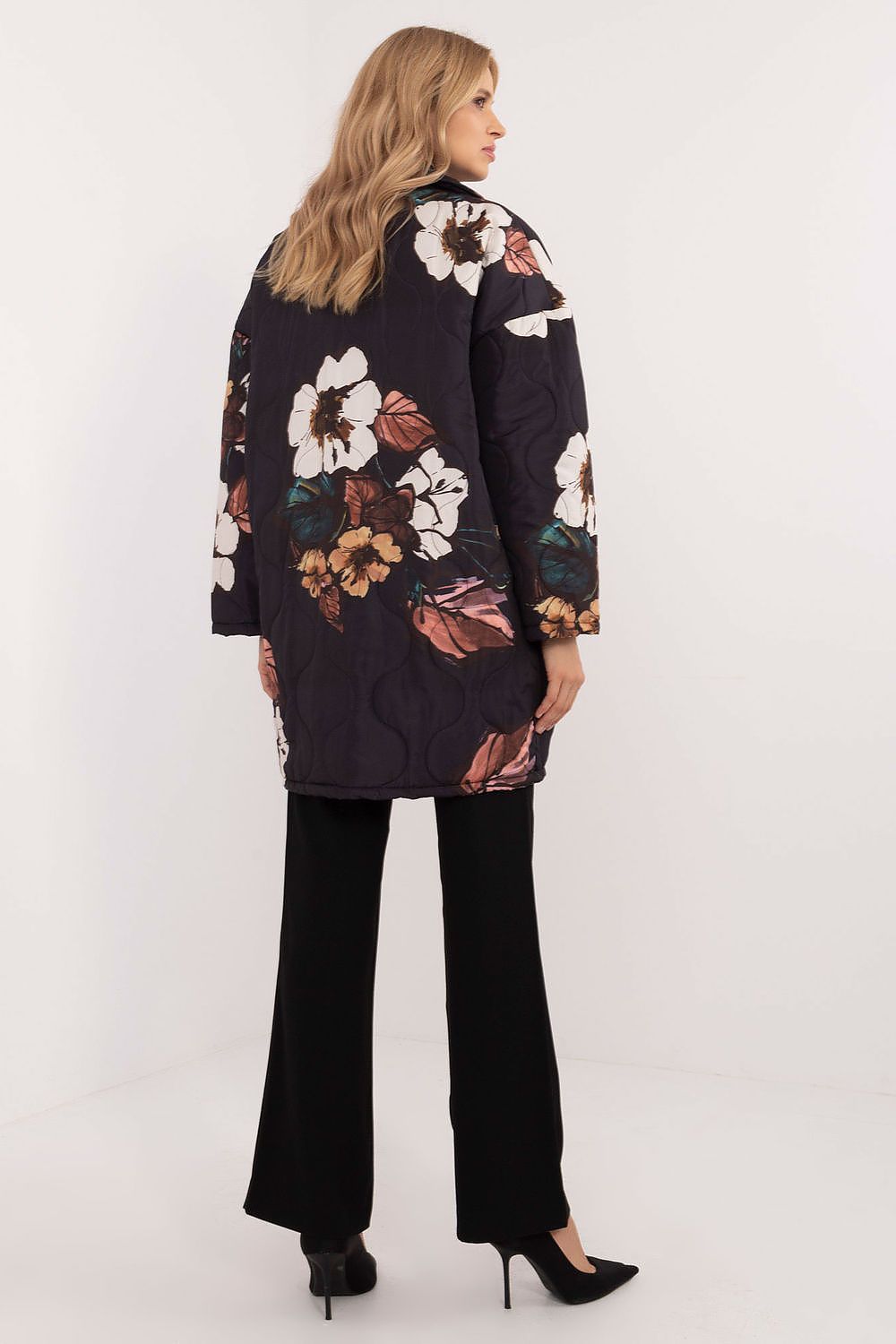 TEEK - Floral Buttoned Quilt Coat COAT TEEK MH   