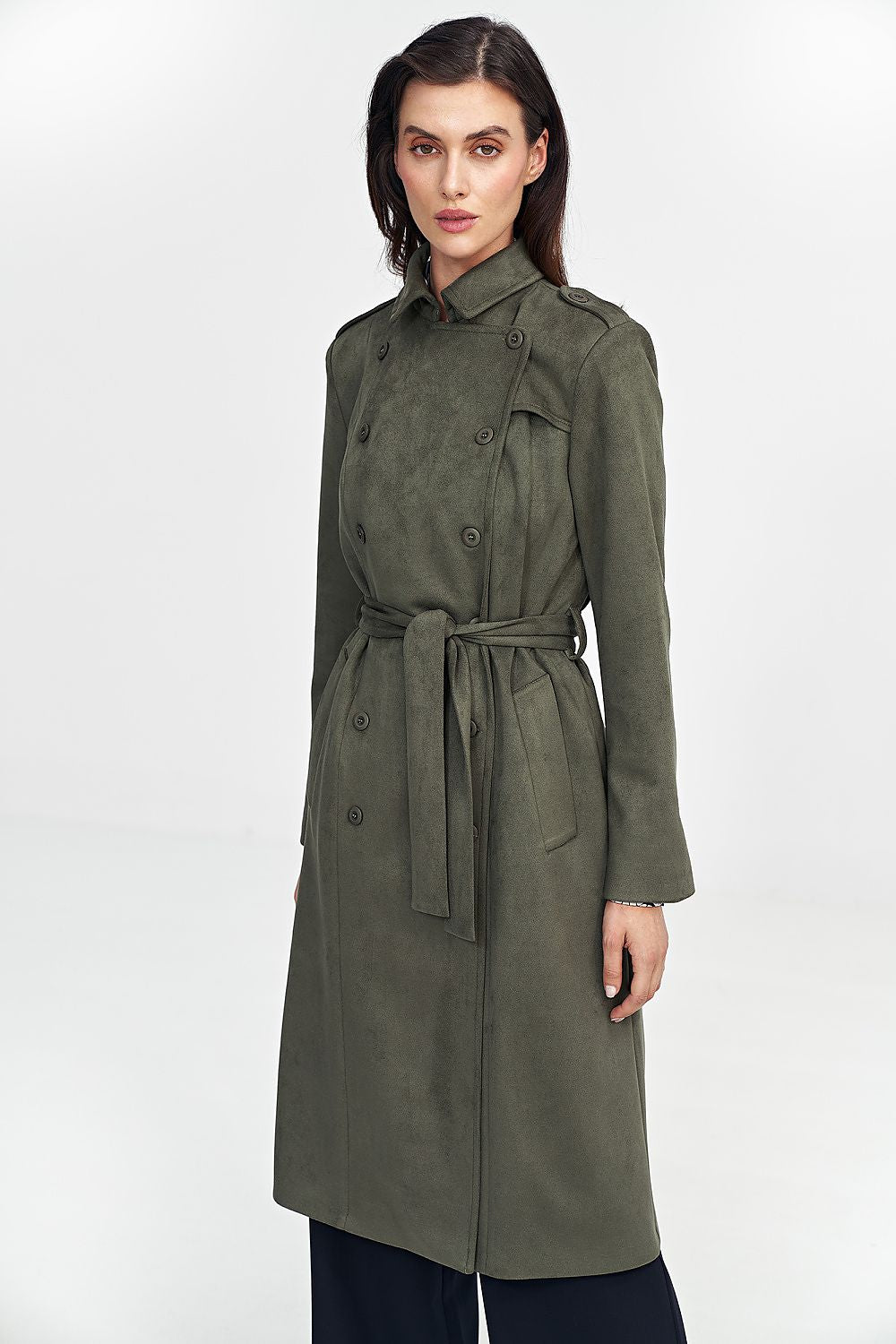 TEEK - Timeless Nubuck Buttoned Coat COAT TEEK MH   