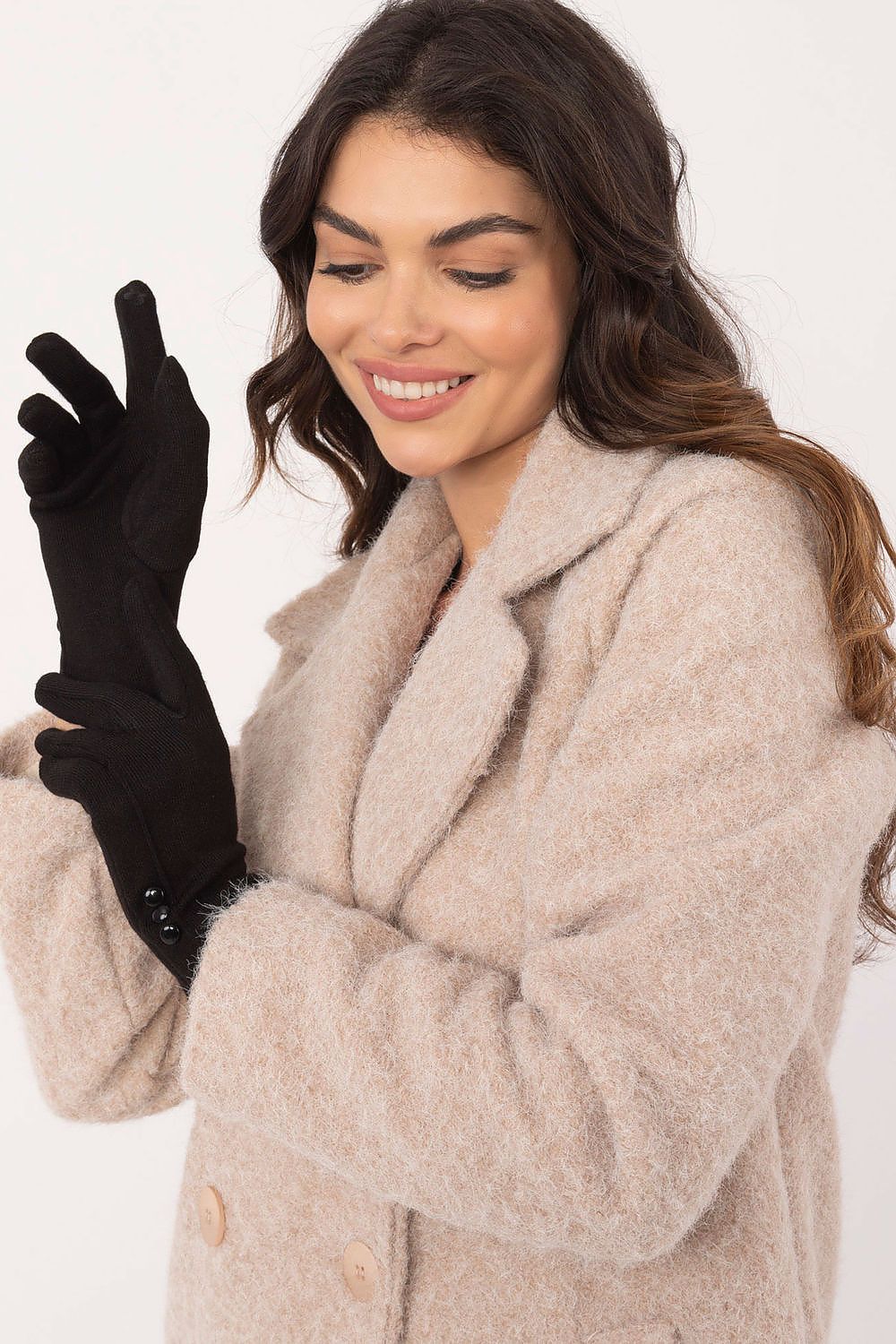 TEEK - Flowers Finger 3 Button Gloves GLOVES TEEK MH   