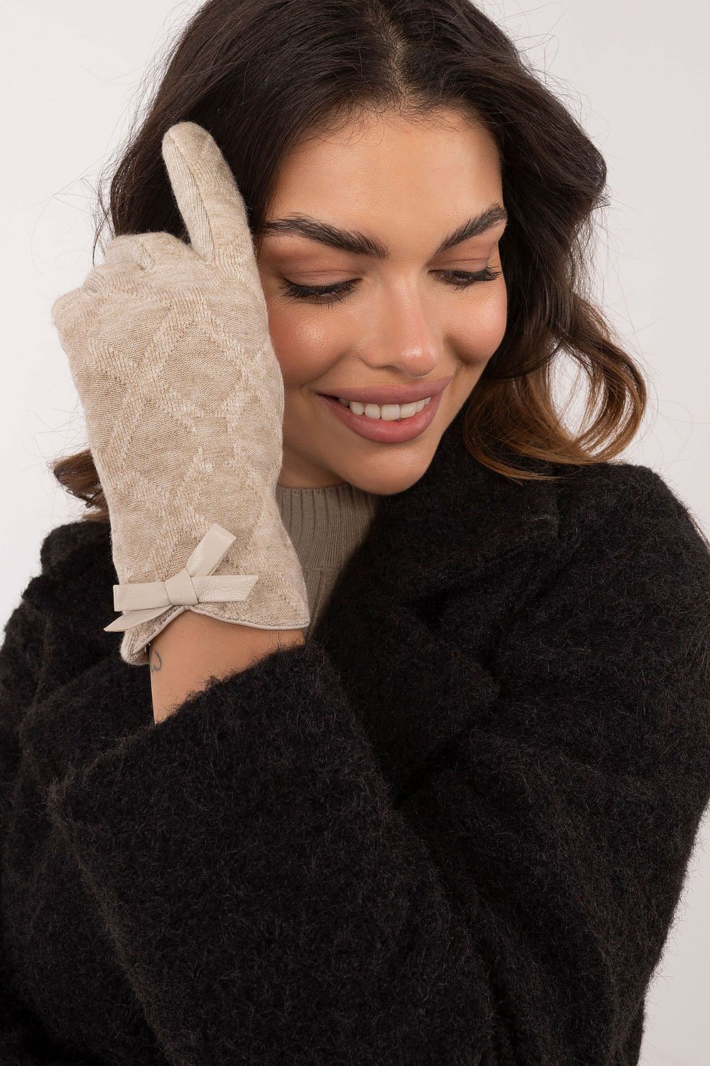 TEEK - Flowers Finger Dainty Bow Gloves GLOVES TEEK MH   