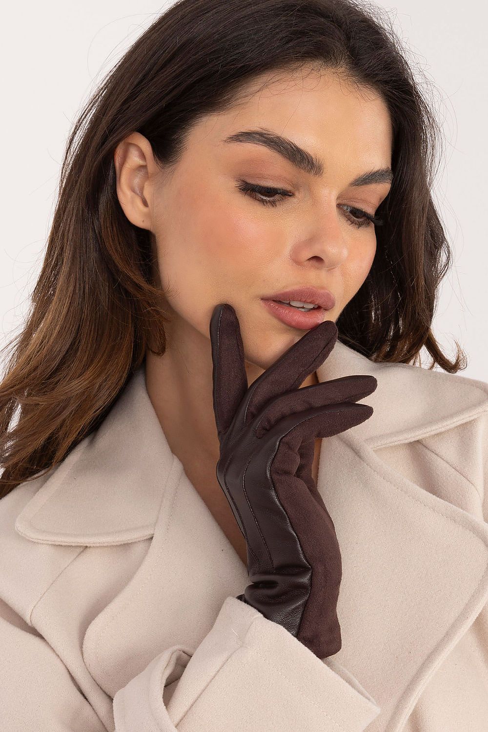 TEEK - Flowers Finger Lined Pleats Gloves GLOVES TEEK MH   