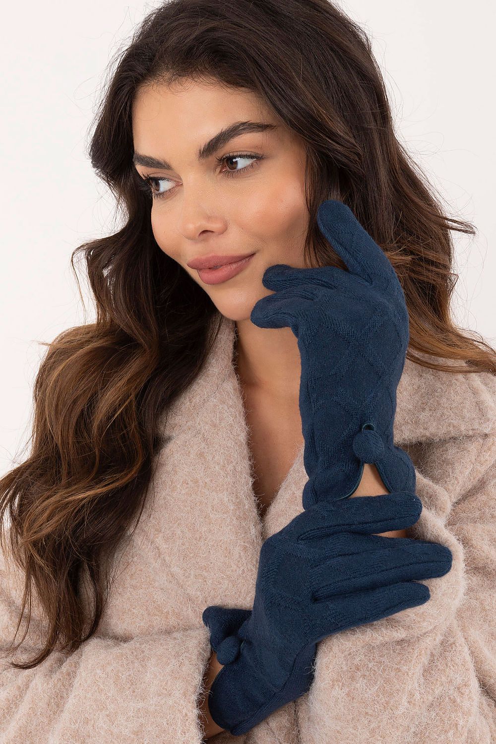 TEEK - Flowers Finger Notched Button Gloves GLOVES TEEK MH   