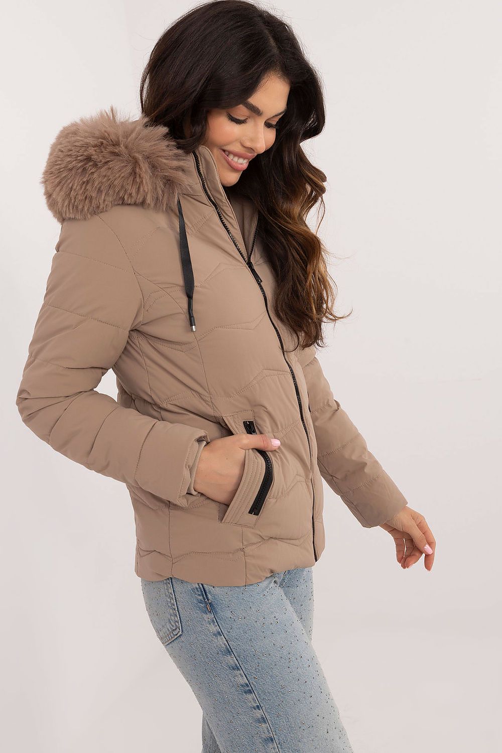 TEEK - Slim Thick Hip Cut Plush Hood Jacket JACKET TEEK MH   