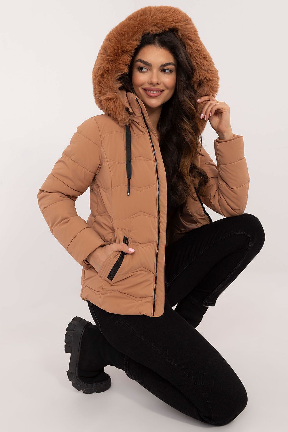 TEEK - Slim Thick Hip Cut Plush Hood Jacket JACKET TEEK MH   