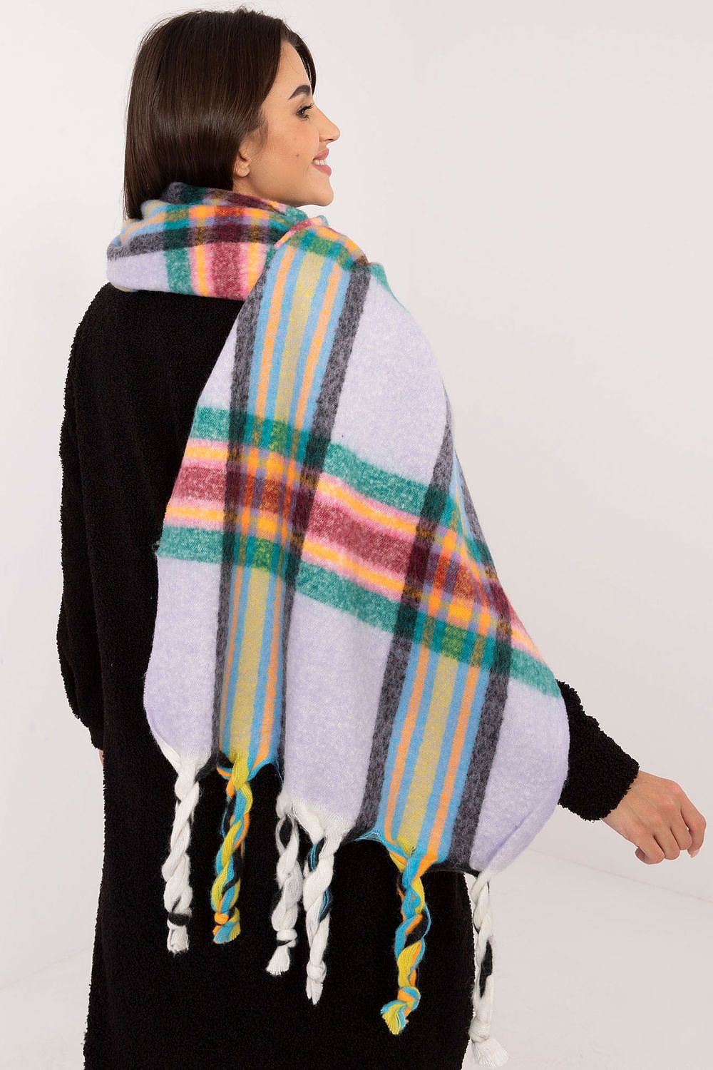 TEEK - Checkered Fringe Scarf SCARF TEEK MH   