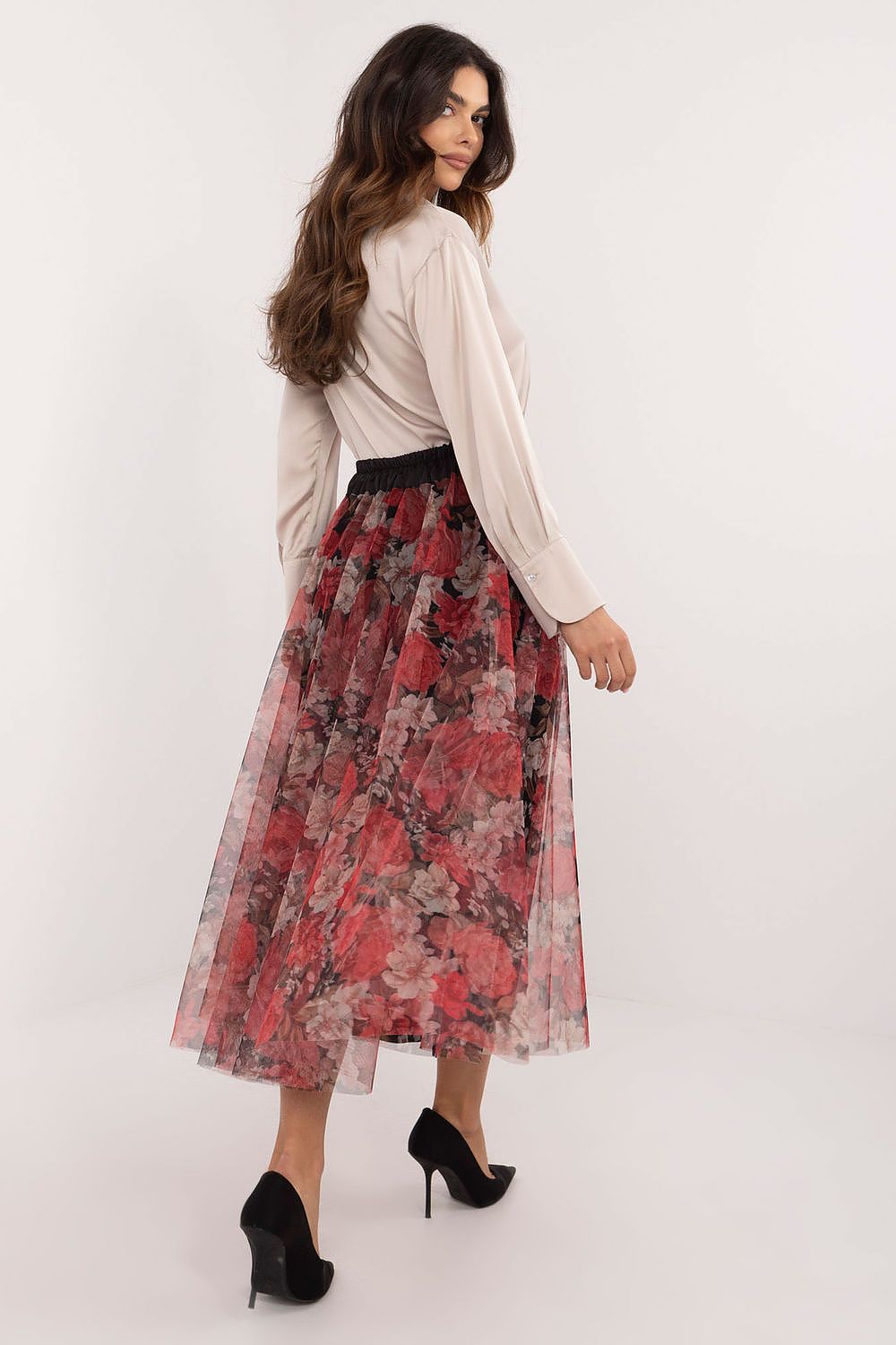 TEEK - Sheet Print Mixed Tulle Skirt SKIRT TEEK MH   