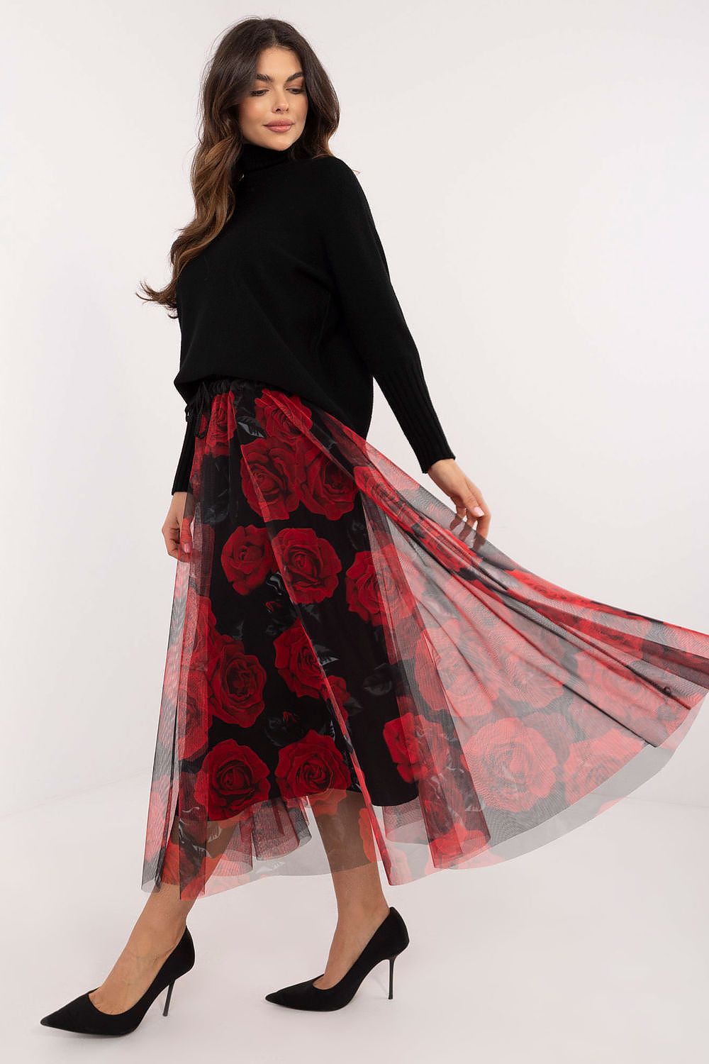 TEEK - Sheet Print Mixed Tulle Skirt SKIRT TEEK MH   