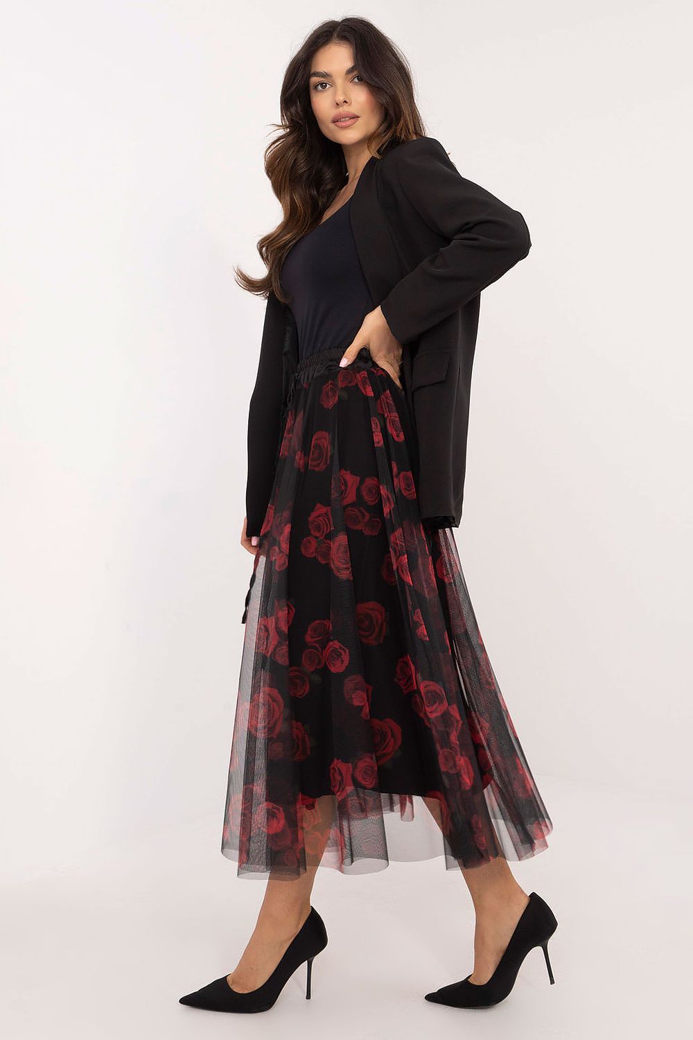 TEEK - Sheet Print Mixed Tulle Skirt SKIRT TEEK MH   