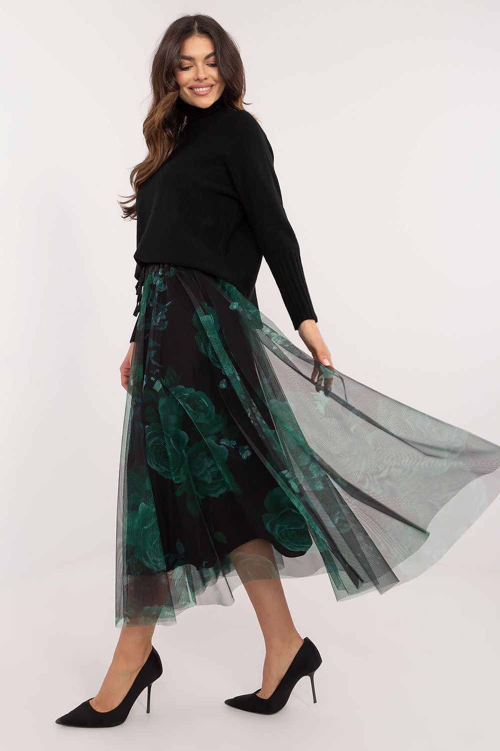 TEEK - Sheet Print Mixed Tulle Skirt SKIRT TEEK MH   