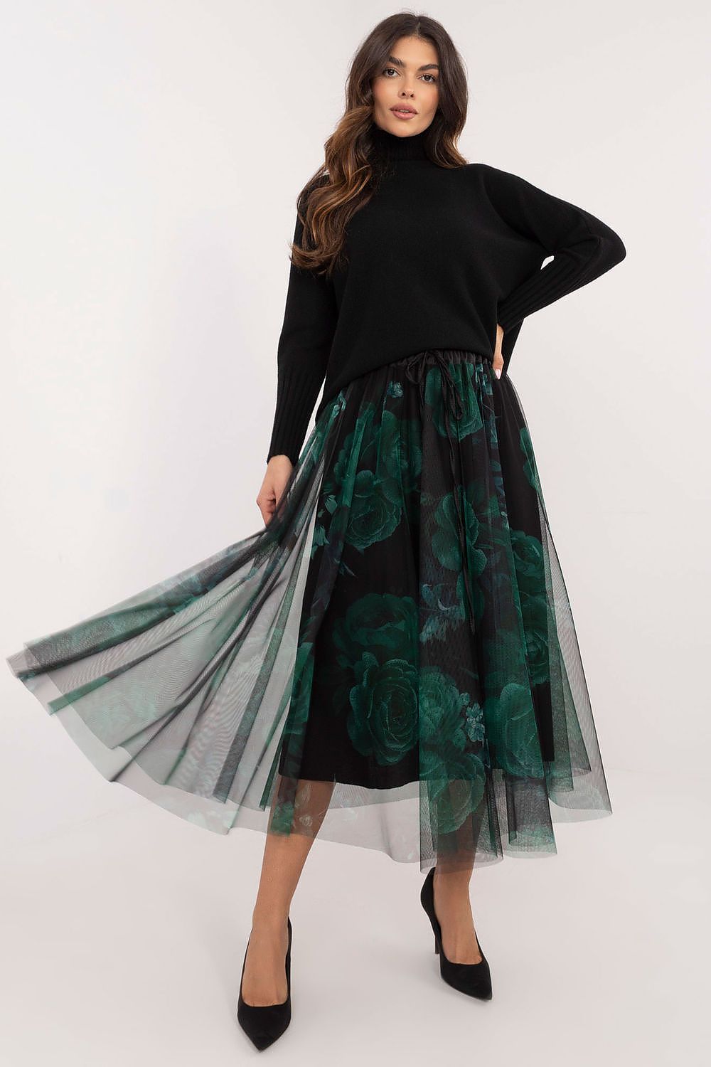 TEEK - Sheet Print Mixed Tulle Skirt SKIRT TEEK MH   