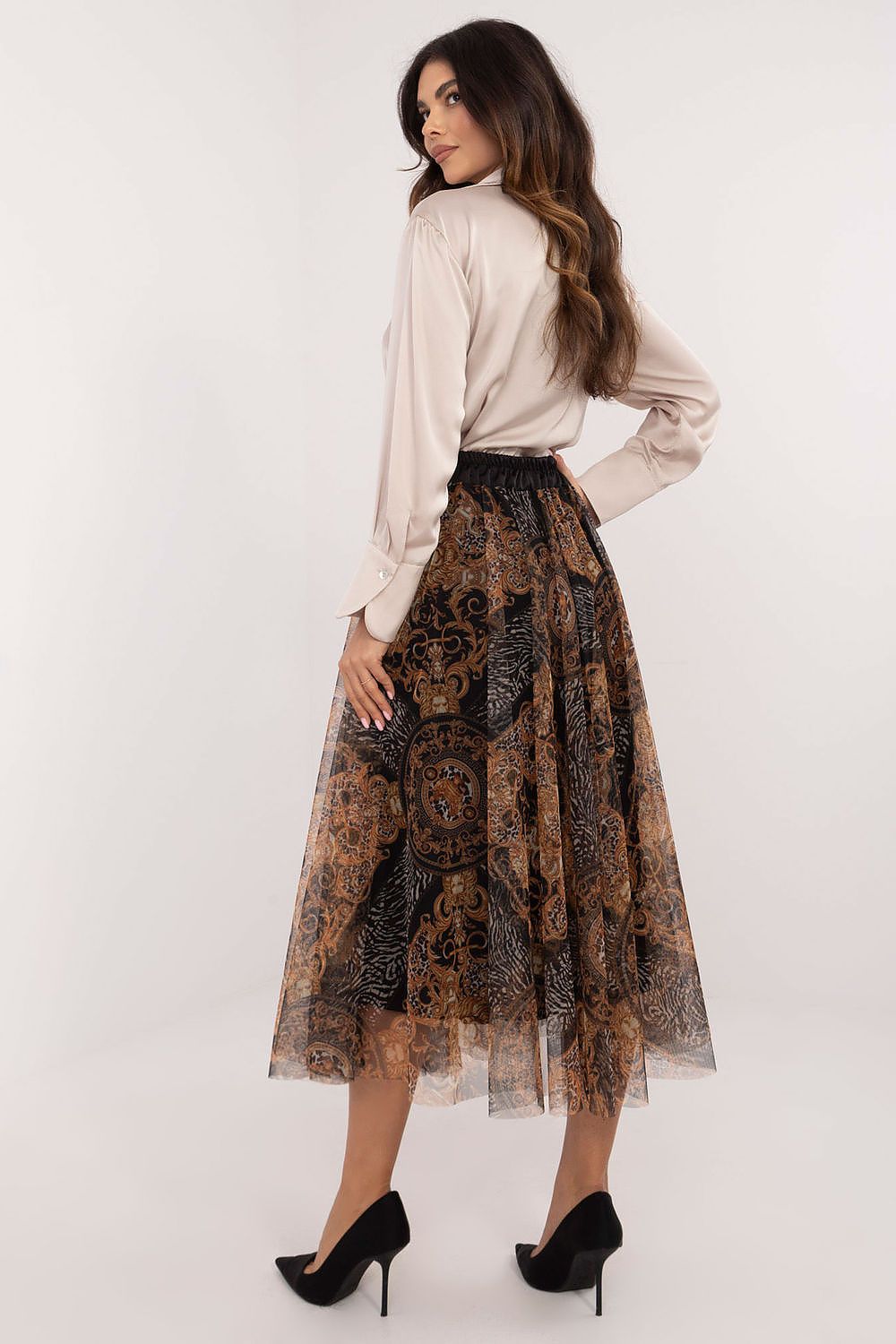 TEEK - Sheet Print Mixed Tulle Skirt SKIRT TEEK MH   