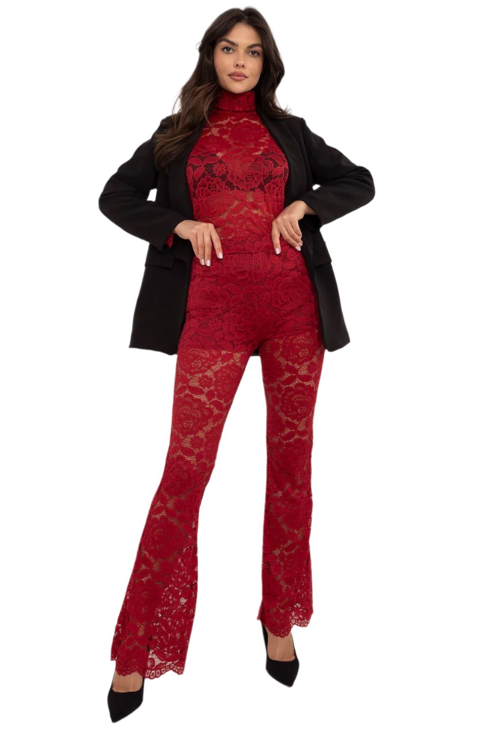 TEEK - Floral Mesh Trousers PANTS TEEK MH red One Size 