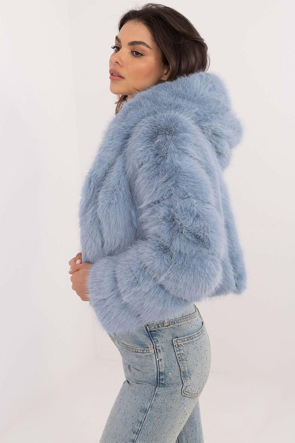 TEEK - Faux Furry Hooded Jacket JACKET TEEK MH   