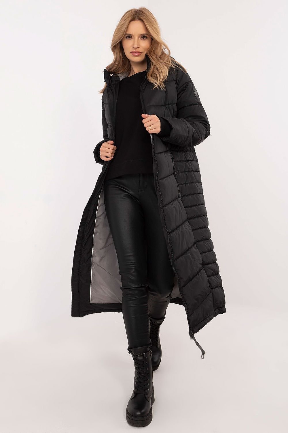 TEEK - Hooded Long Puff Coat COAT TEEK MH black S 