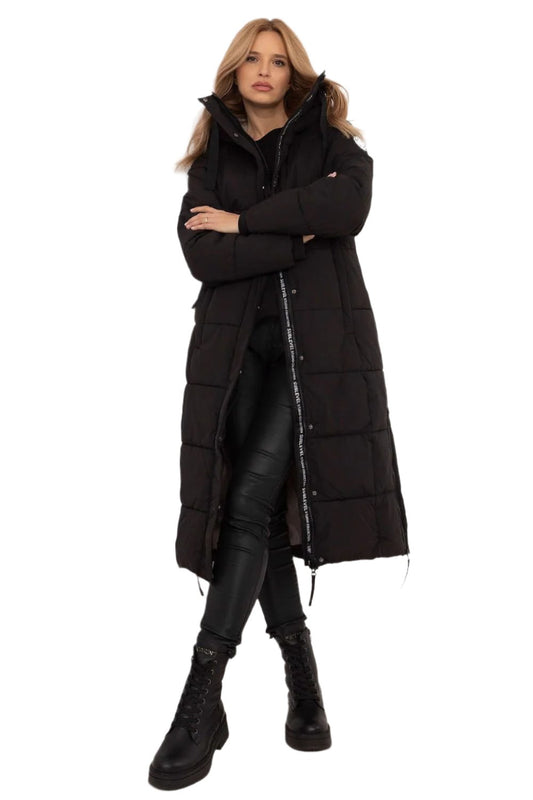 TEEK - High Neck Hooded Long Puff Coat  TEEK MH   