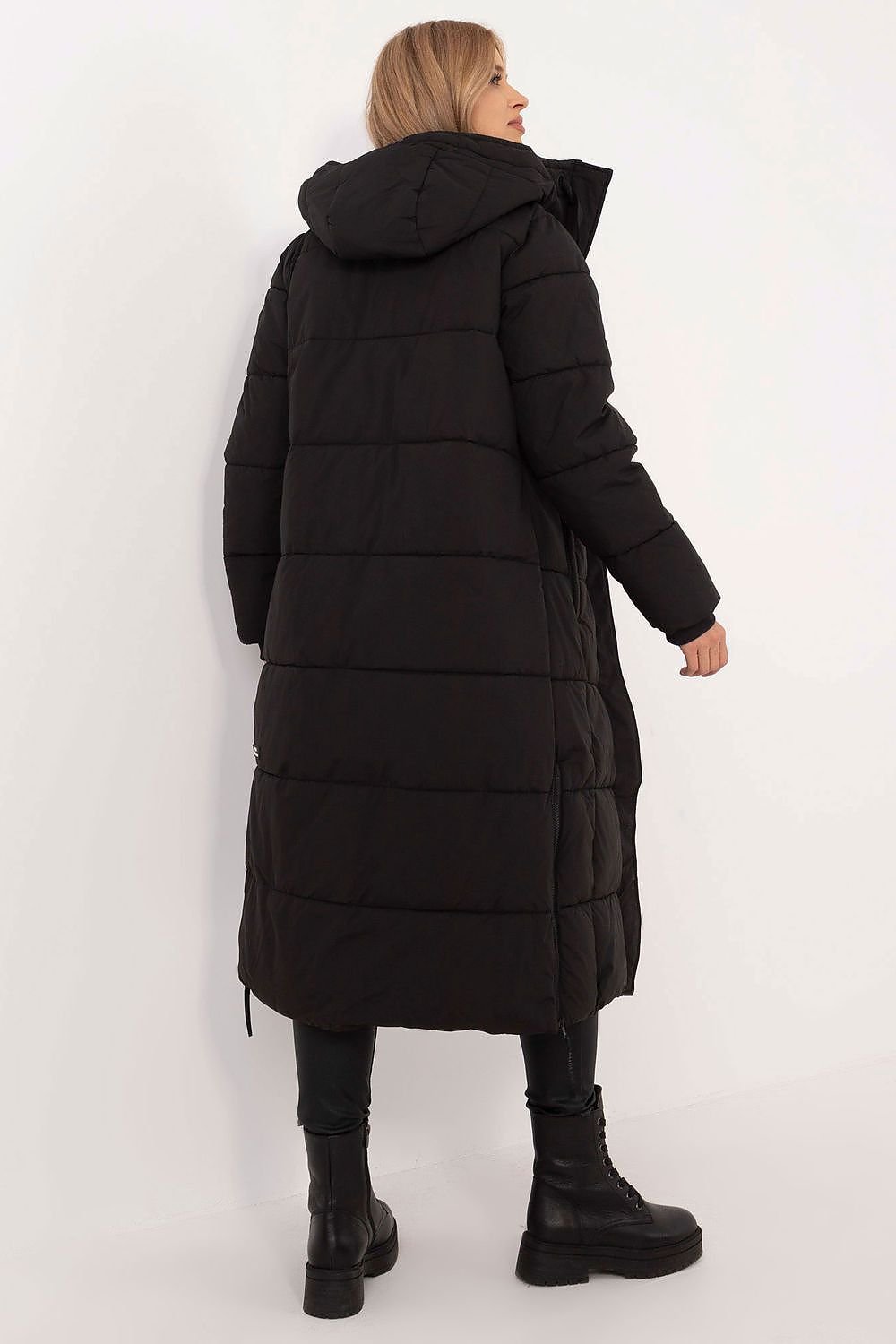 TEEK - High Neck Hooded Long Puff Coat  TEEK MH   