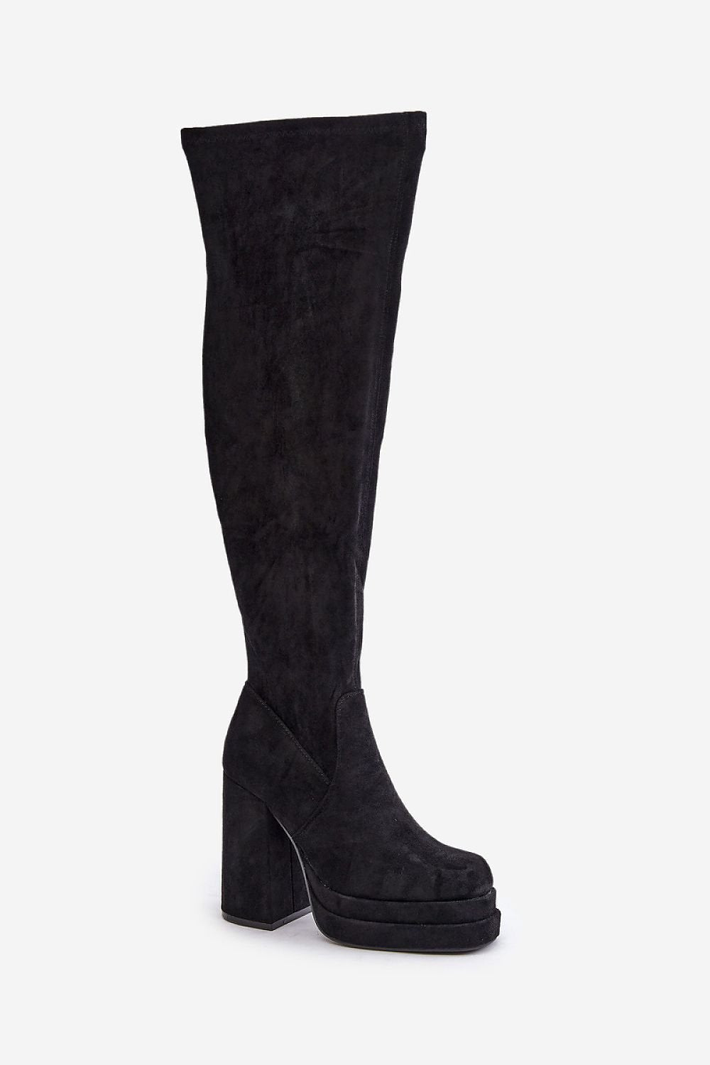 TEEK - Suede Over The Knee Heel Boots SHOES TEEK MH   