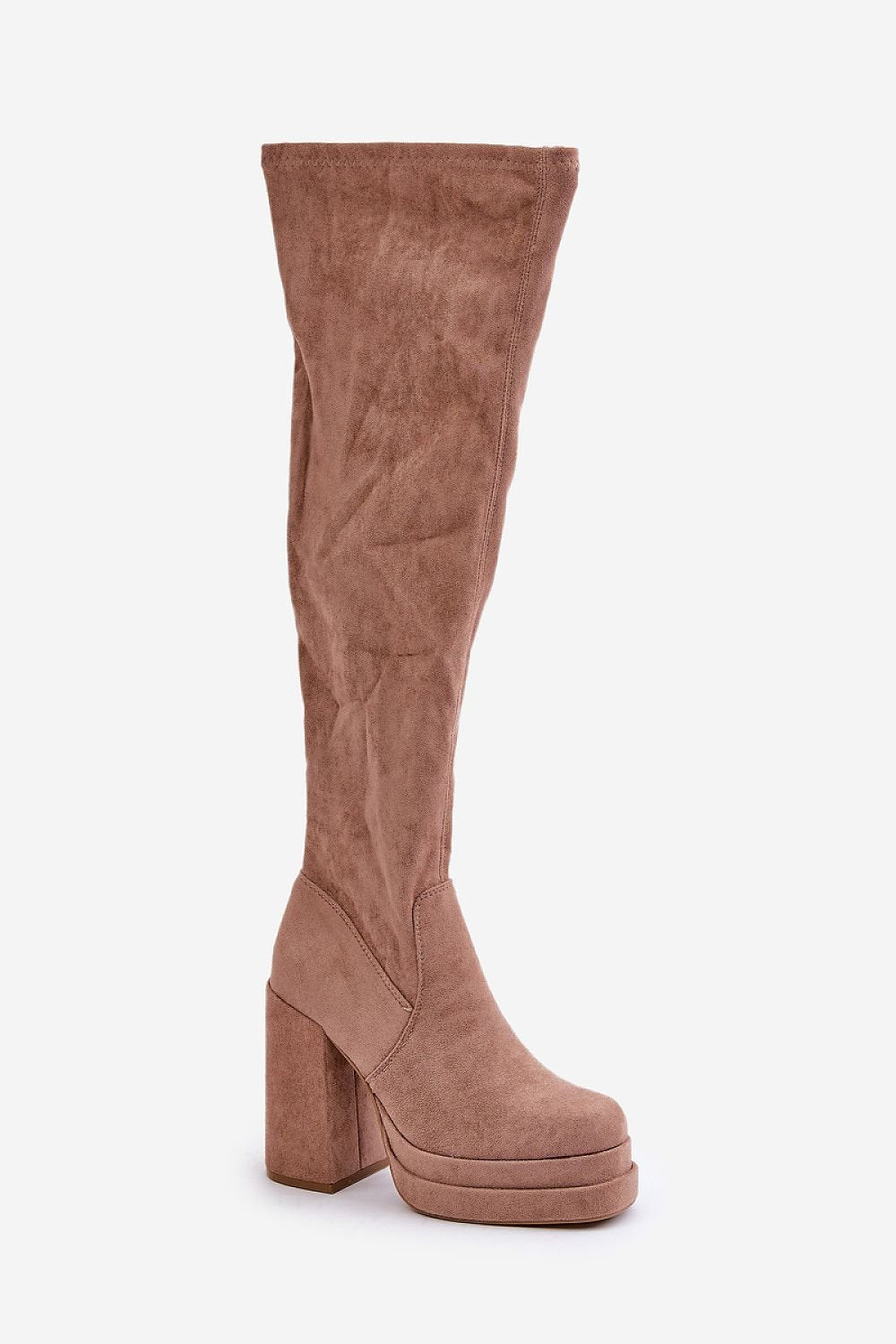 TEEK - Suede Over The Knee Heel Boots SHOES TEEK MH   