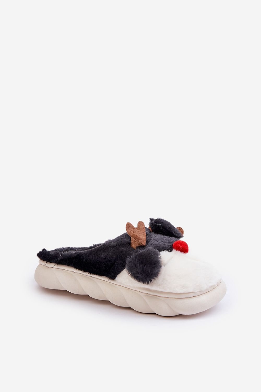 TEEK - Black Reindeer Slippers SHOES TEEK MH 6