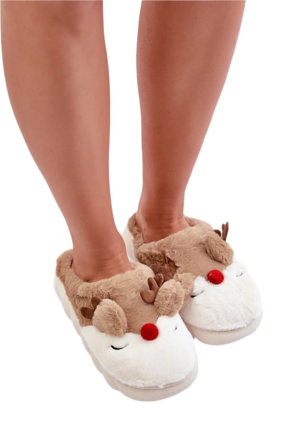 TEEK - Brown Reindeer Slippers SHOES TEEK MH