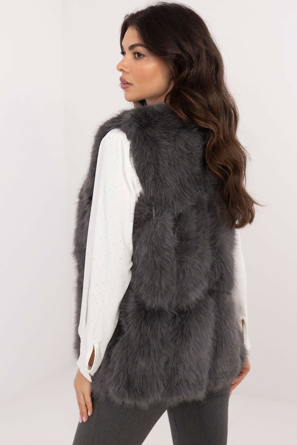 TEEK - Open Pocketed Fluff Plush Gilet