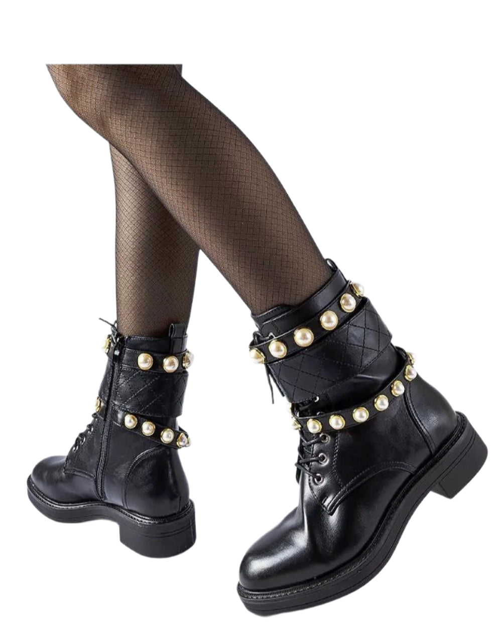 TEEK - Black Pearl Chain Normand Boots SHOES TEEK MH