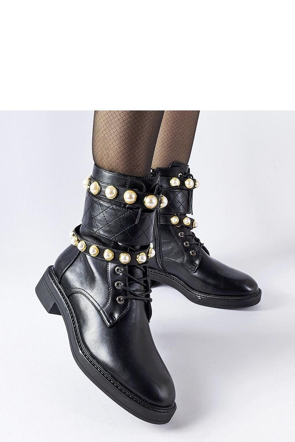 TEEK - Black Pearl Chain Normand Boots SHOES TEEK MH